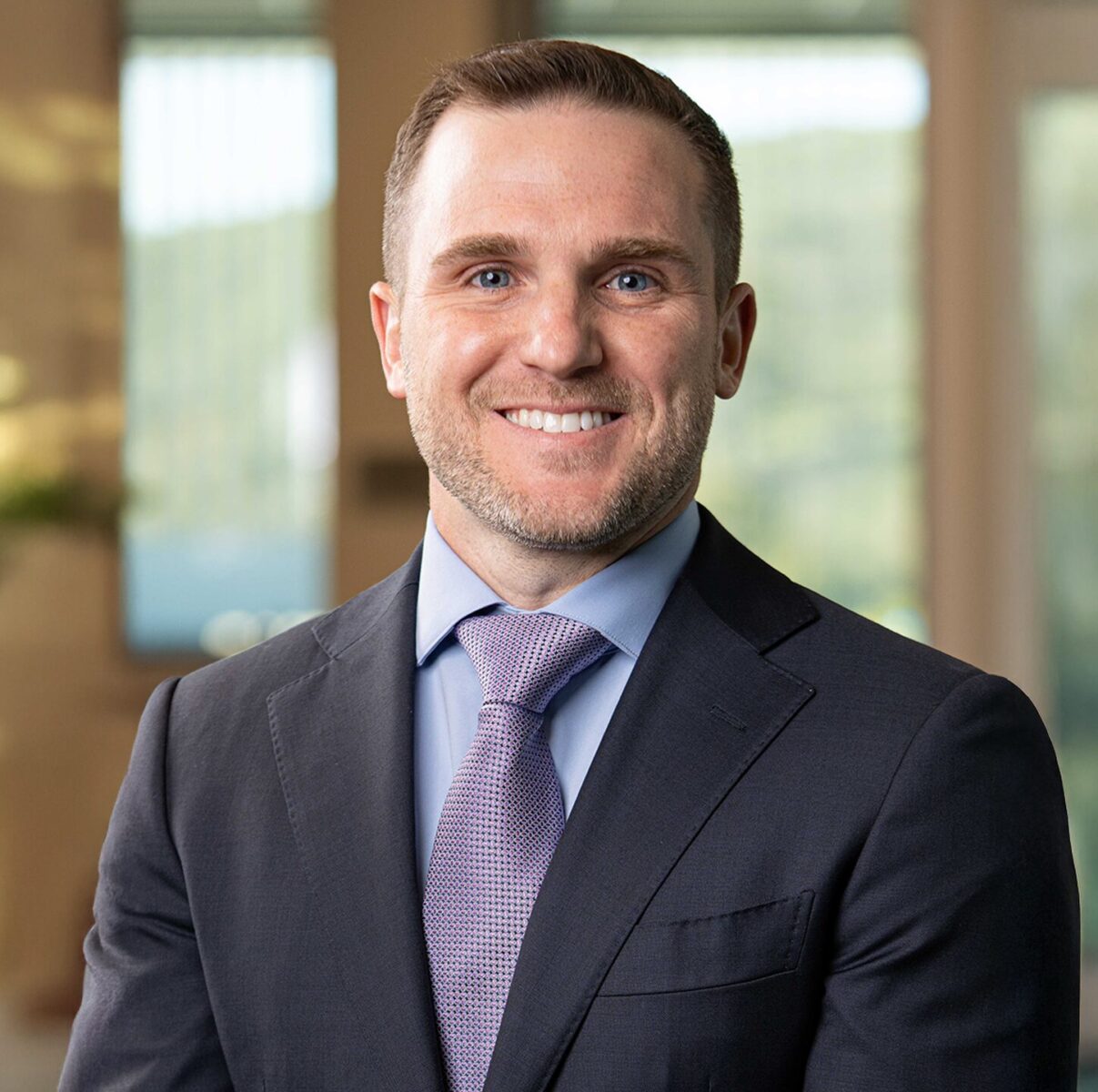 Man in suit with tie